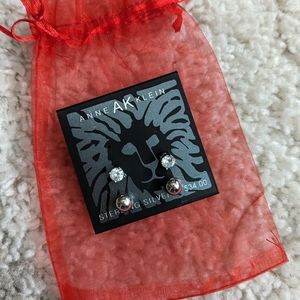 NWOT Anne Klein Sterling Silver Earrings